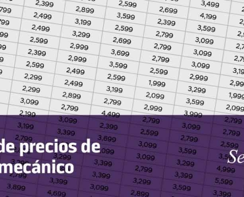 Lista de precios taller mecánico