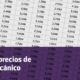 Lista de precios taller mecánico