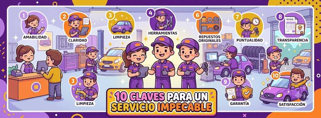10 claves para un servicio impecable